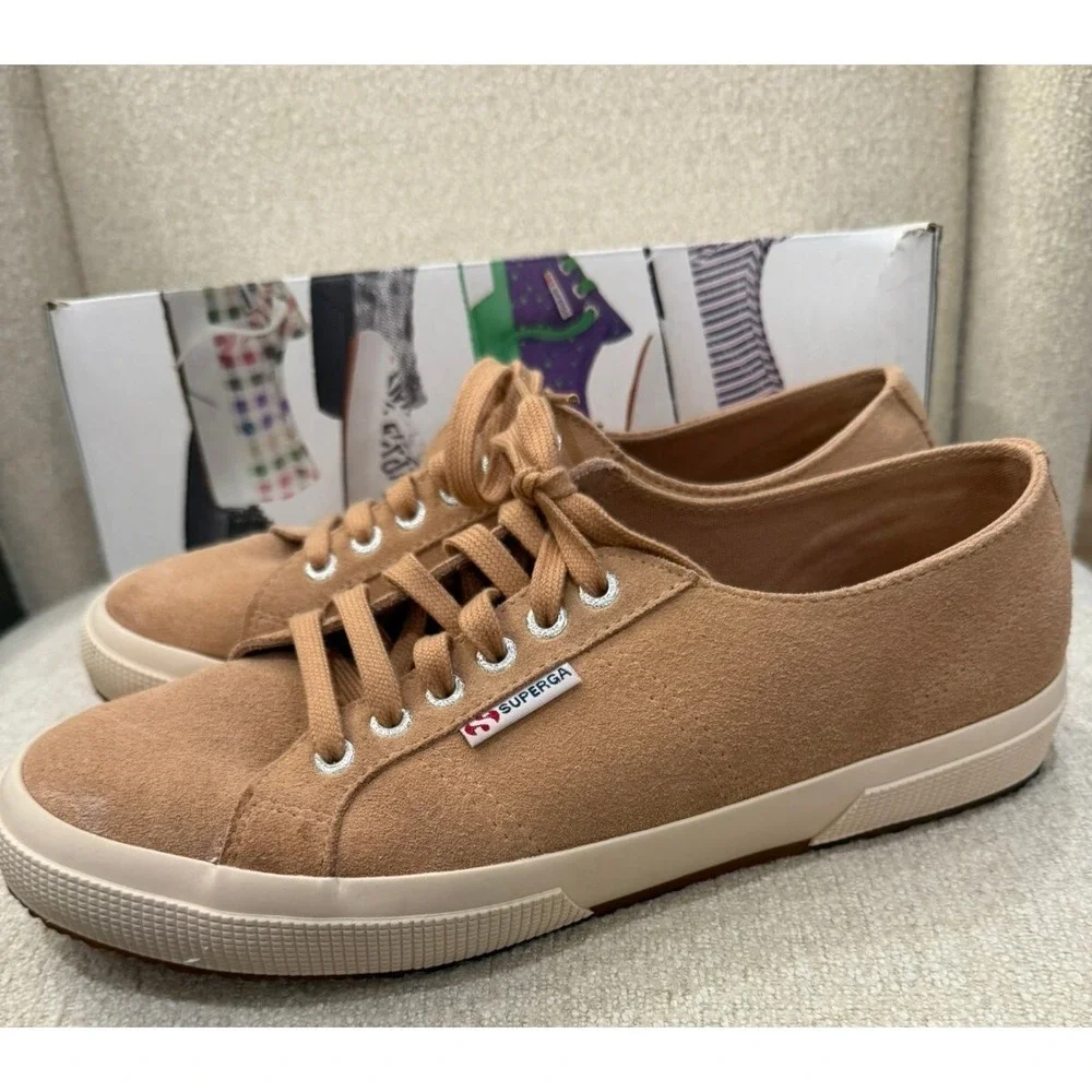 Superga Fantasia Tan‎ Suede Sneakers 10M